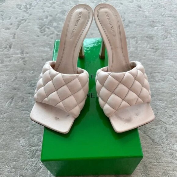 Bottega Veneta Padded Mule - Optic White - Picture 1 of 8